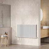 Revive High Gloss White 992 x 600mm Horizontal Double Panel Radiator