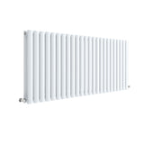 Revive High Gloss White 1398 x 600mm Horizontal Double Panel Radiator