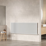 Revive High Gloss White 1572 x 600mm Horizontal Double Panel Radiator