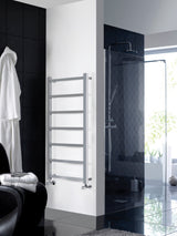 Eton Chrome 1200mm x 450mm Horizontal Heated Towel Rail