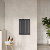 Revive Anthracite 600mm x 412mm Horizontal Single Panel Radiator