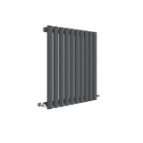 Revive Anthracite 600mm x 586mm Horizontal Single Panel Radiator