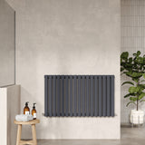 Revive Anthracite 992mm x 600mm Horizontal Double Panel Radiator