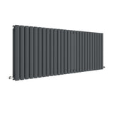 Revive Anthracite 1572mm x 600mm Horizontal Double Panel Radiator