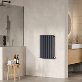 Sloane Anthracite 600mm x 412mm Horizontal Single Panel Radiator