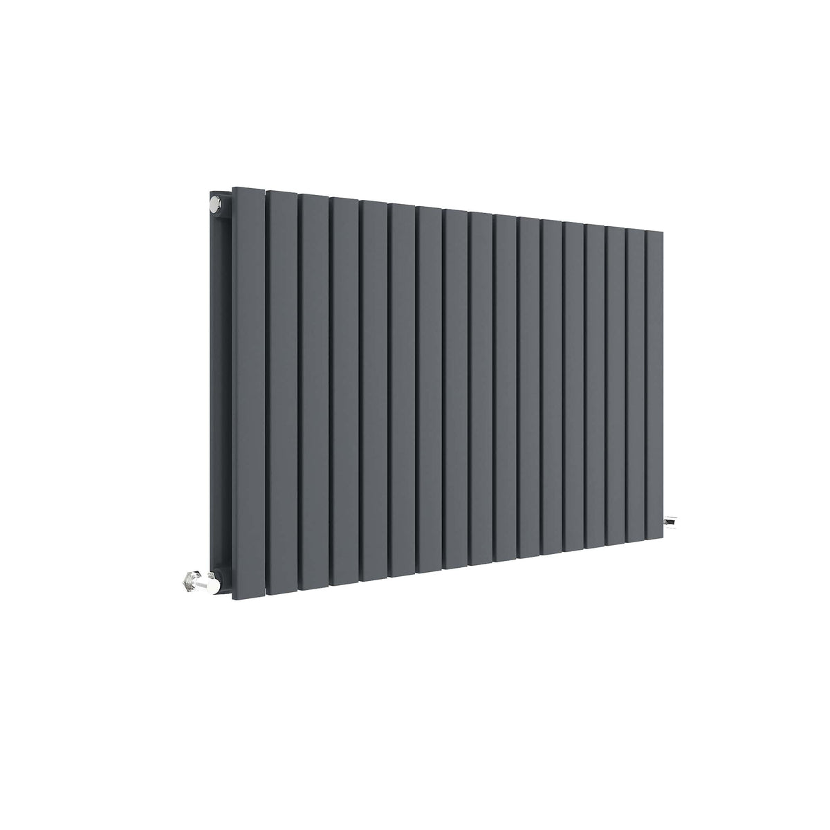 Sloane Anthracite 992mm x 600mm Horizontal Double Panel Radiator