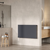 Sloane Anthracite 992mm x 600mm Horizontal Single Panel Radiator