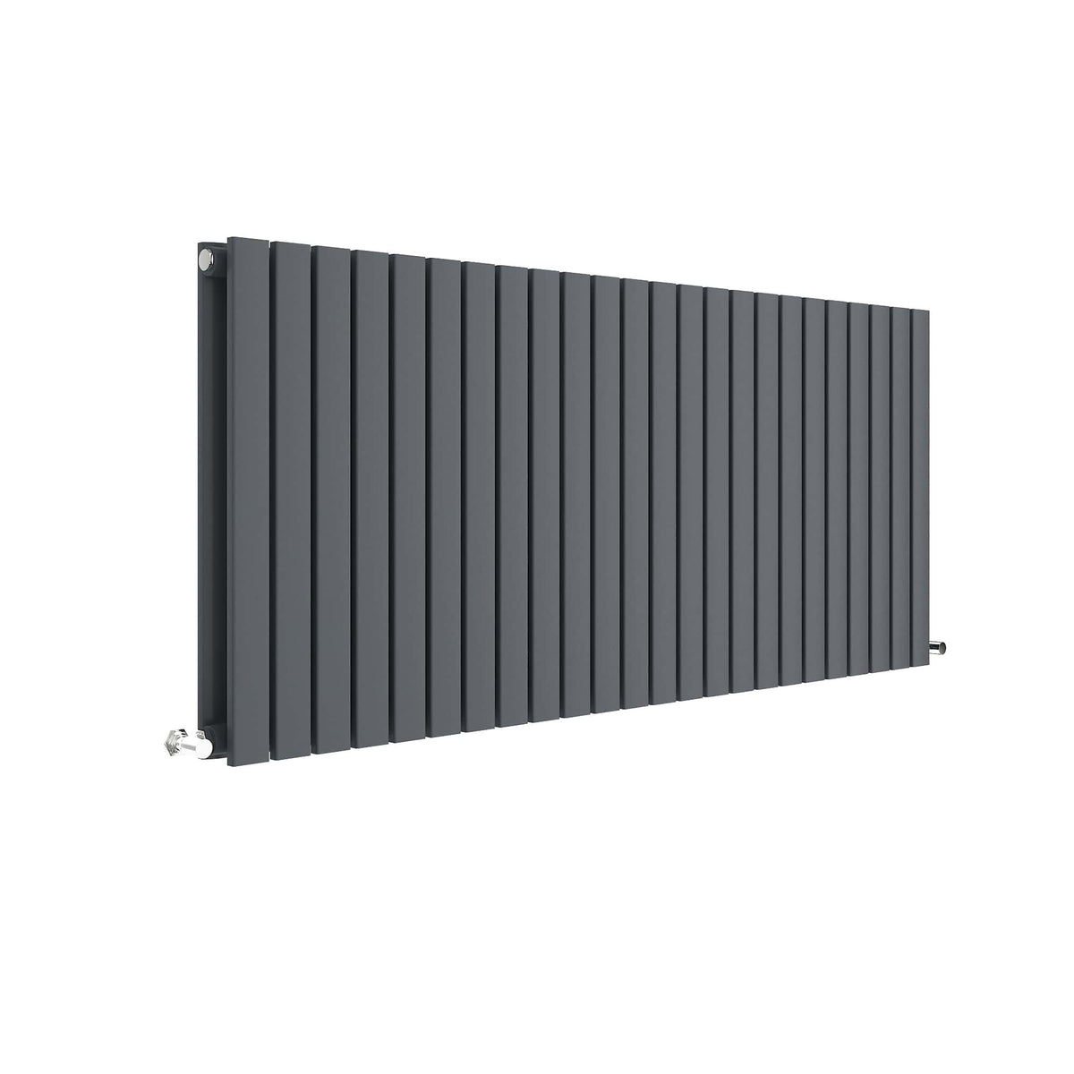 Sloane Anthracite 1398mm x 600mm Horizontal Double Panel Radiator