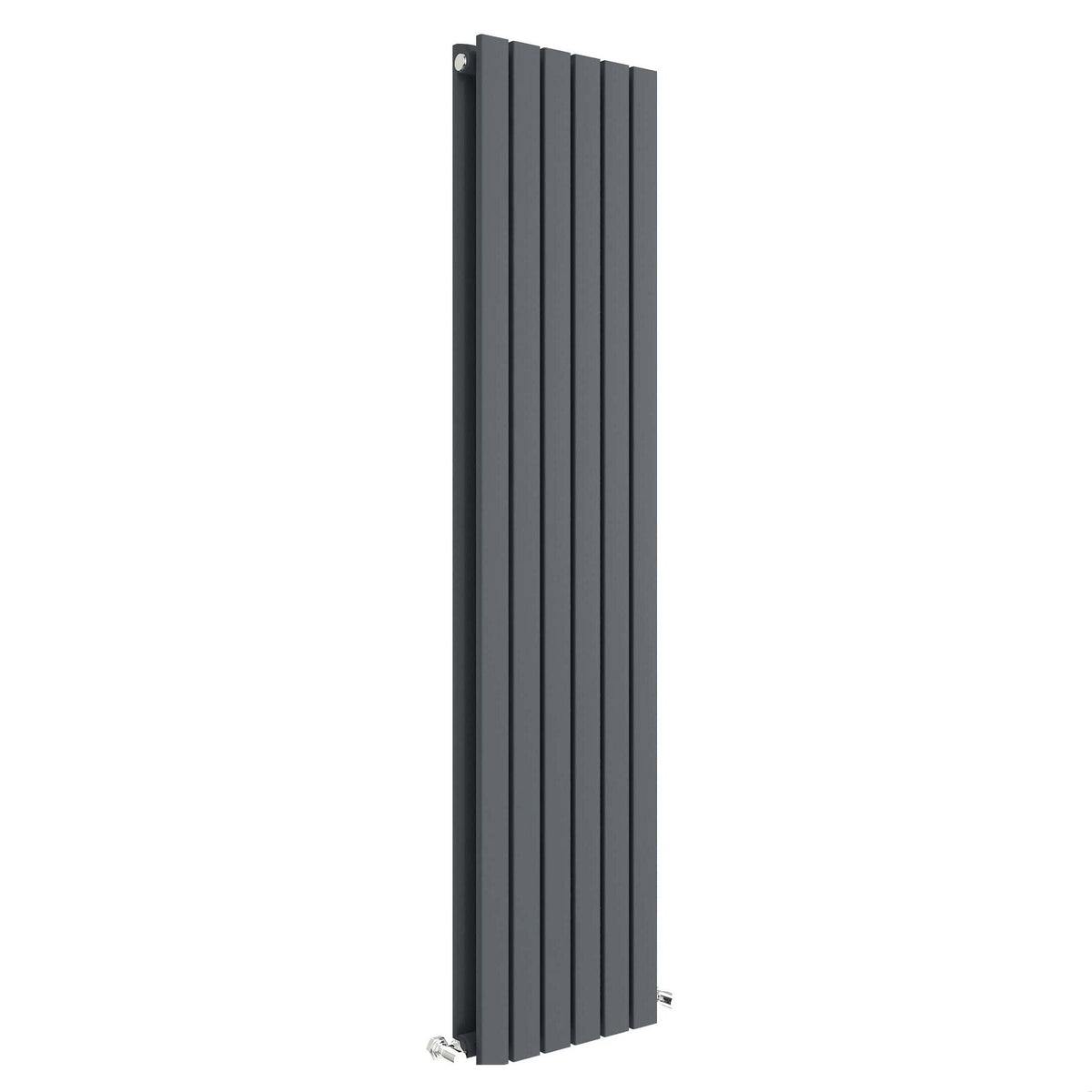 Sloane Anthracite 1500mm x 354mm Vertical Double Panel Radiator