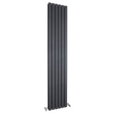 Sloane Anthracite 1800mm x 354mm Vertical Double Panel Radiator