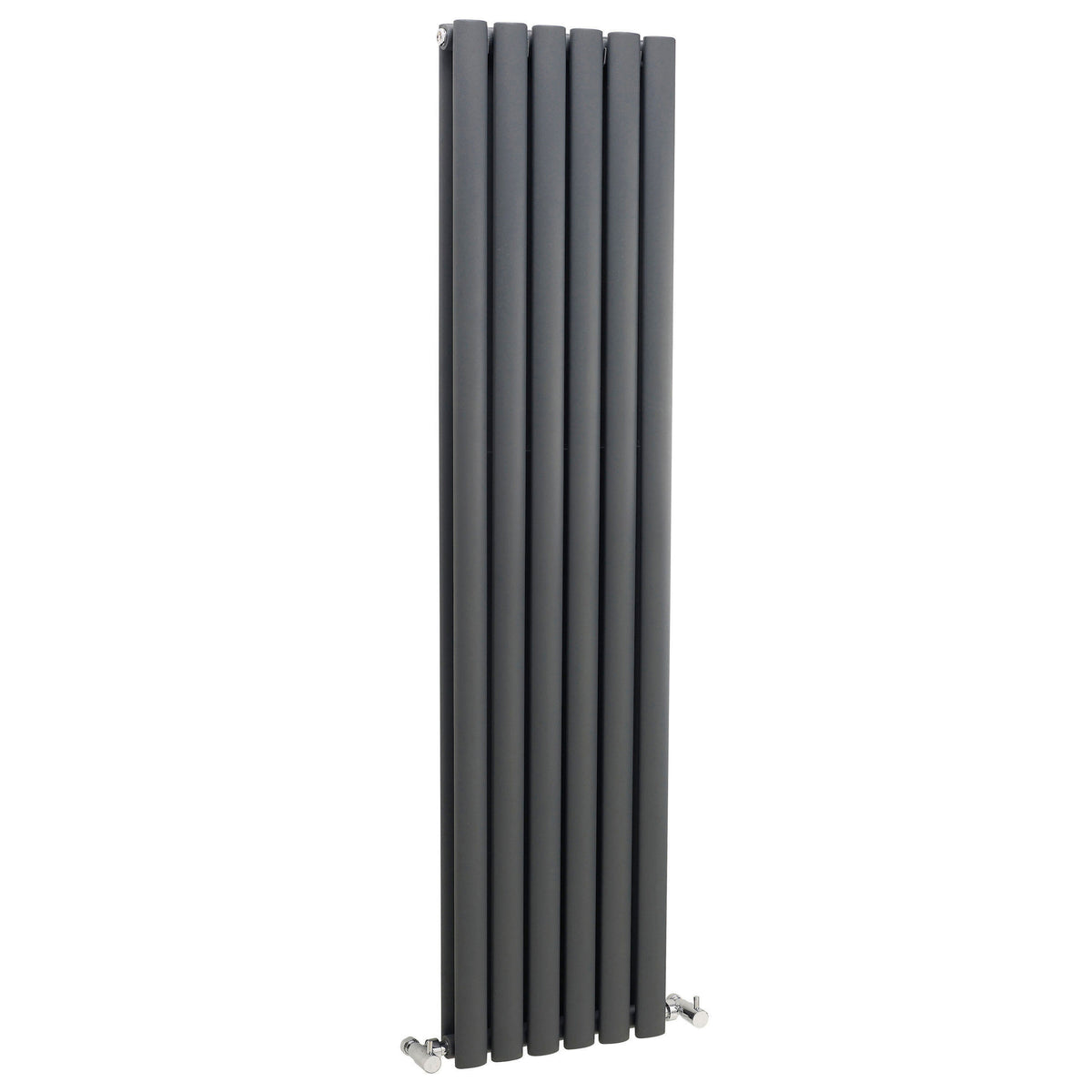 Revive Anthracite 1500mm x 354mm  Vertical Double Panel Radiator