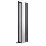 Revive Anthracite 1800mm x 499mm Vertical Single Panel Radiator