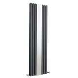 Revive Anthracite 1800mm x 499mm Vertical Double Panel Radiator