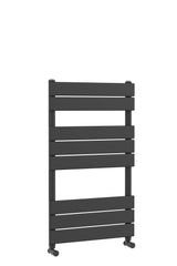 Piazza Anthracite 840mm x 500mm Vertical Heated Towel Rail