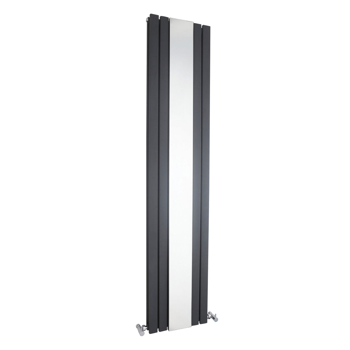 Sloane Anthracite 1800mm x 381mm  Vertical Double Panel Radiator