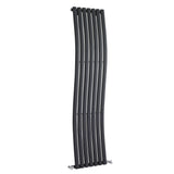 Revive Anthracite 1785mm x 413mm  Vertical Single Panel Radiator