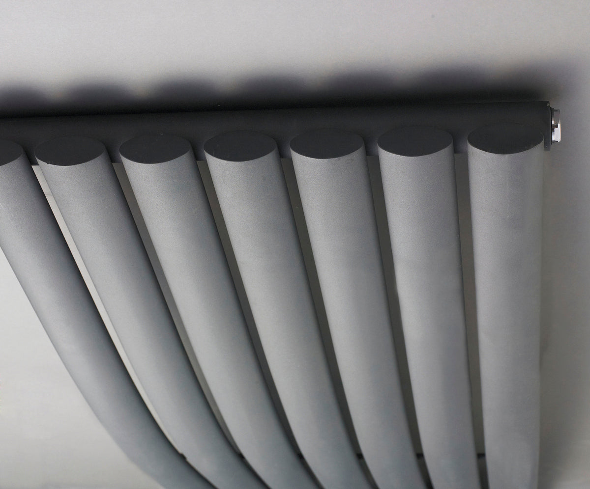 Revive Anthracite 1785mm x 413mm  Vertical Single Panel Radiator