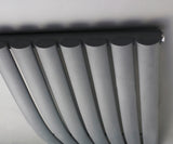 Revive Anthracite 1785mm x 413mm  Vertical Single Panel Radiator