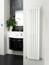 Sloane White 1500mm x 354mm Vertical Single Panel Radiator