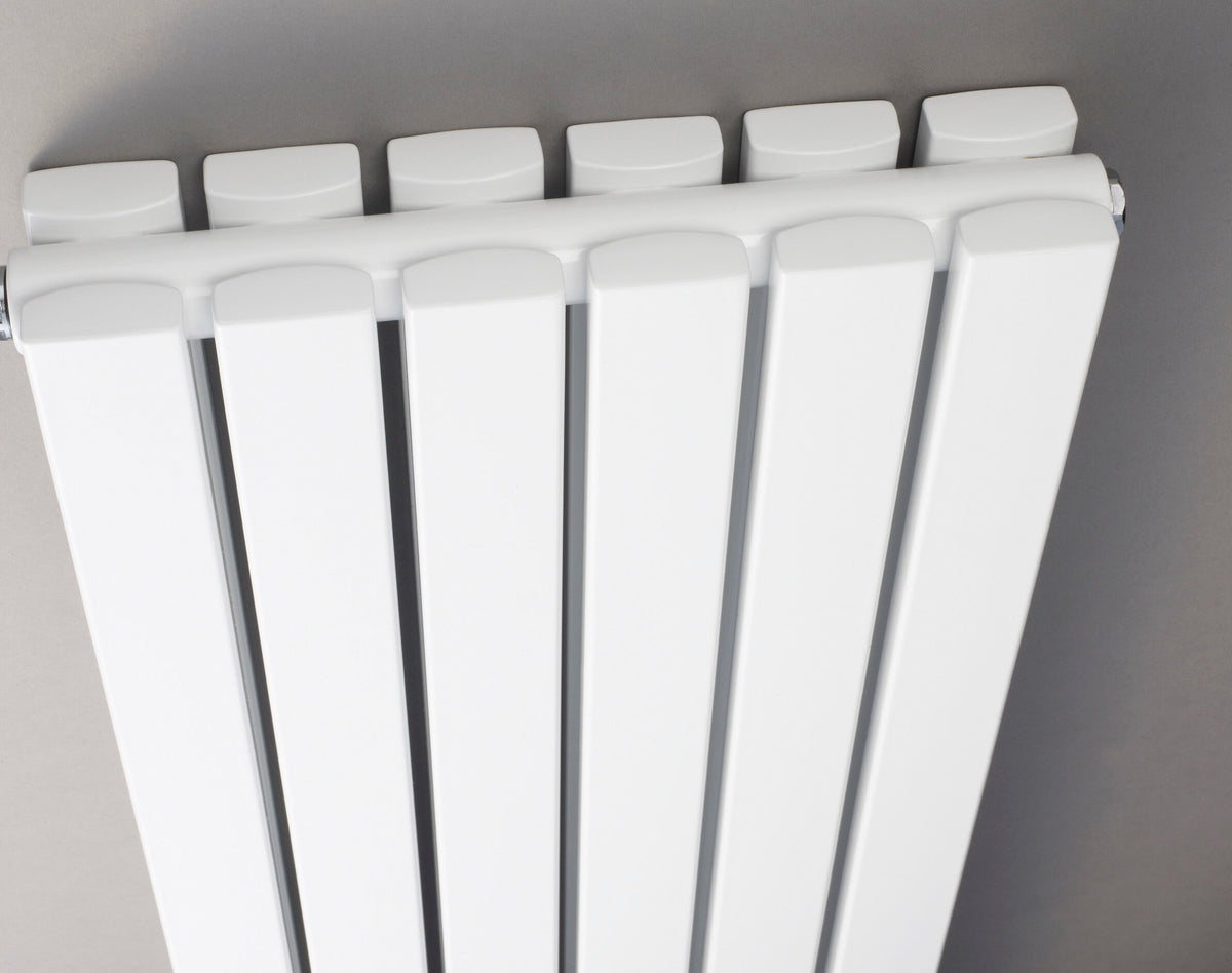 Sloane White 1500mm x 354mm Vertical Double Panel Radiator