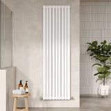 Modern Splash White 1800mm x 528mm Vertical Double Panel Radiator