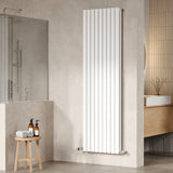Modern Splash White 1800mm x 528mm Vertical Double Panel Radiator