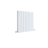 Modern Splash White 600mm x 586mm Horizontal Double Panel Radiator
