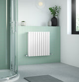 Modern Splash White 600mm x 586mm Horizontal Double Panel Radiator