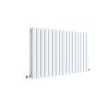 Modern Splash White 600 x 992mm Horizontal Double Panel Radiator