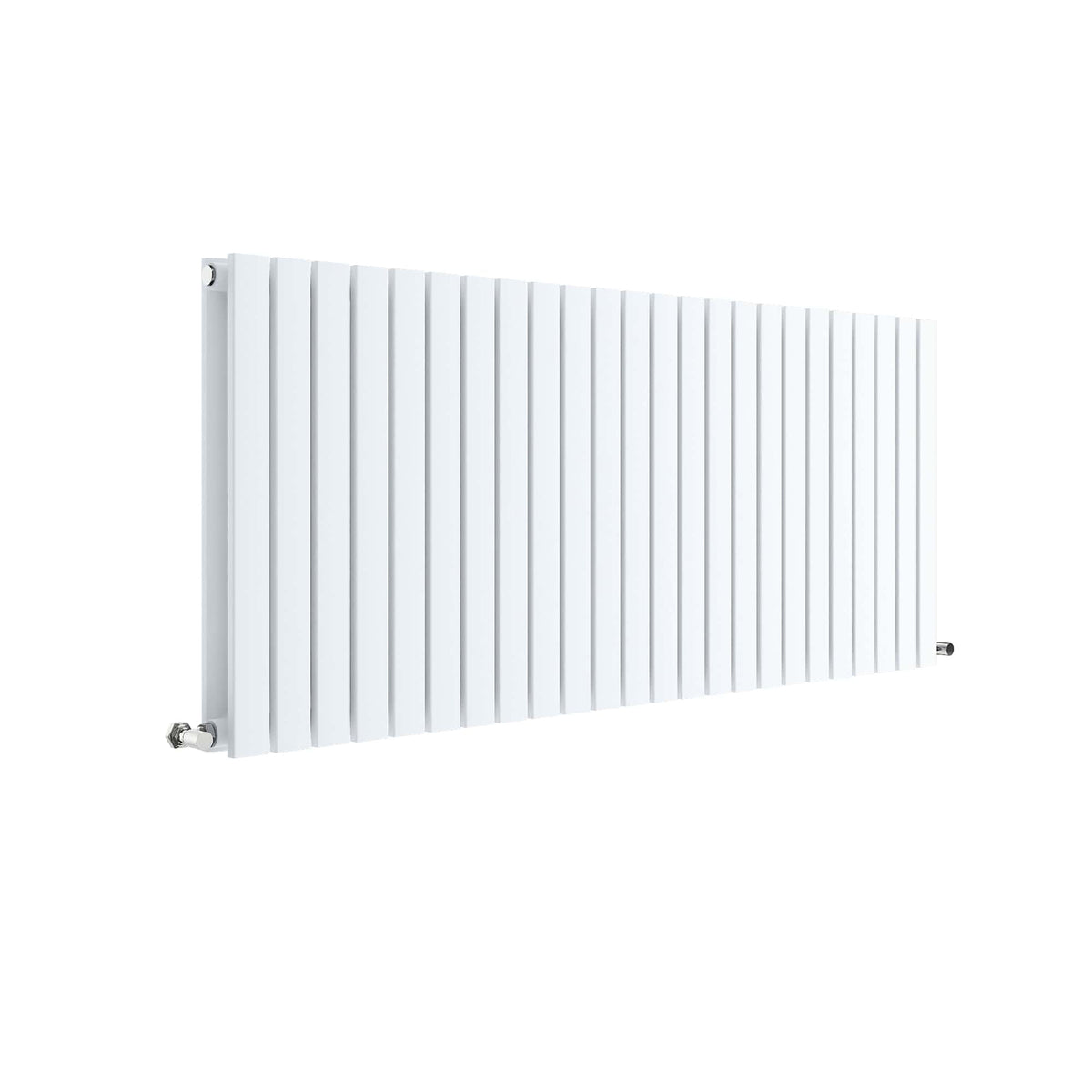 Modern Splash White 1398 x 600mm Horizontal Double Panel Radiator