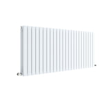 Modern Splash White 1398 x 600mm Horizontal Double Panel Radiator