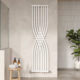 Xcite High Gloss White 1775mm x 450mm Vertical Double Panel Radiator