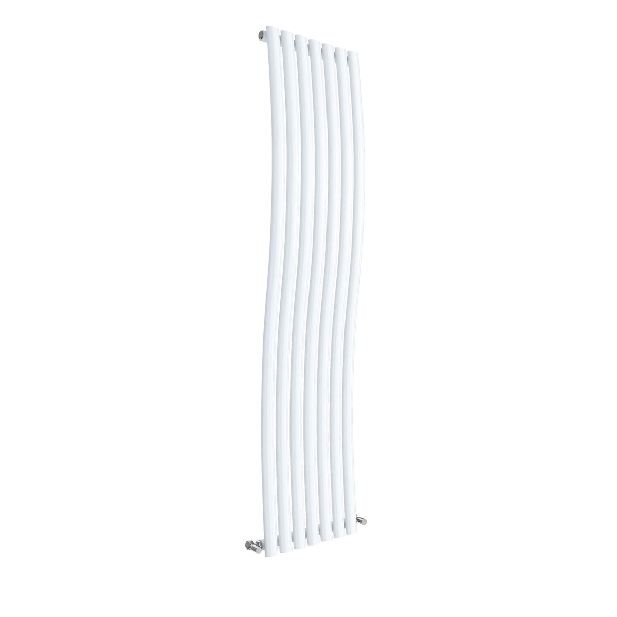 Revive High Gloss White 1800mm x 413mm Vertical Single Panel Radiator