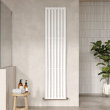 Revive High Gloss White 1800mm x 413mm Vertical Single Panel Radiator