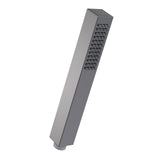 Modern Splash Brushed Pewter Minimalist Shower Handset Kit