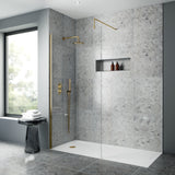 Brushed Brass Easy-Clean Shower Handset
