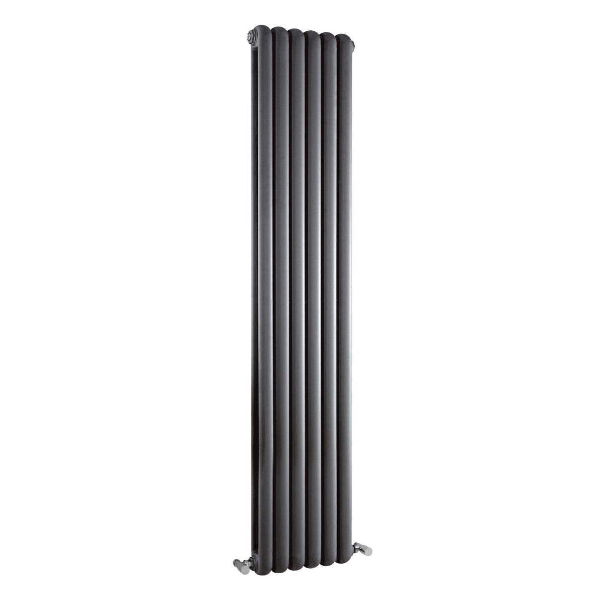 Modern Splash Anthracite 1800mm x 383mm  Vertical Double Panel Radiator