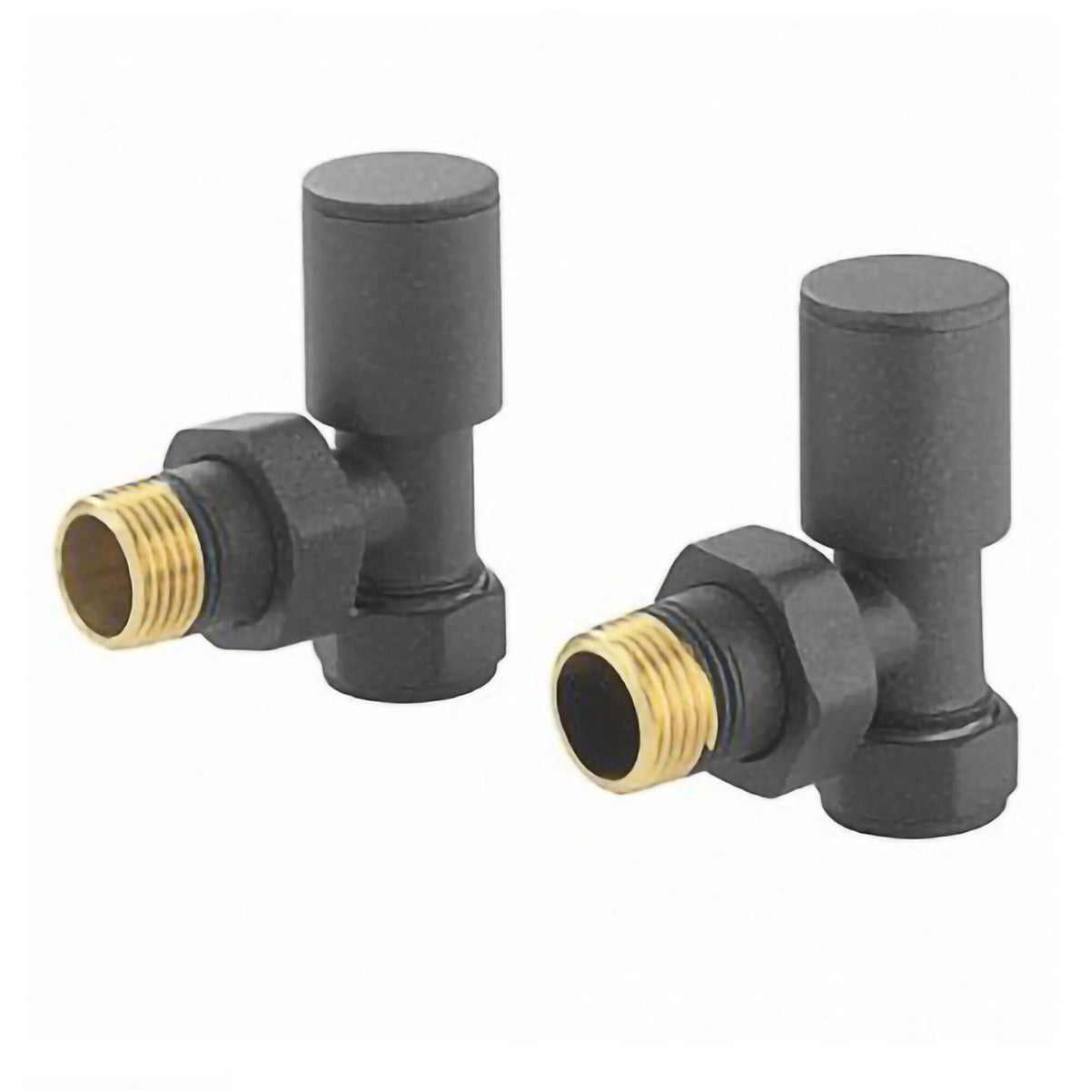 Modern Splash choice Anthracite Angled Radiator Valves