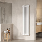 Colosseum White 1500mm x 368mm Vertical Column Radiator