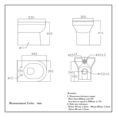 Modern Splash Wall Toilet White-TO-A031