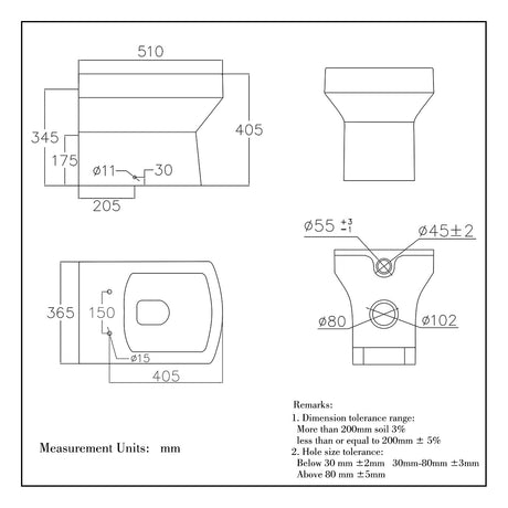 Modern Splash Wall Toilet White-TO-A041