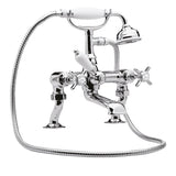 Modern Splash Chrome 3/4" Cranked Bath Shower Mixer