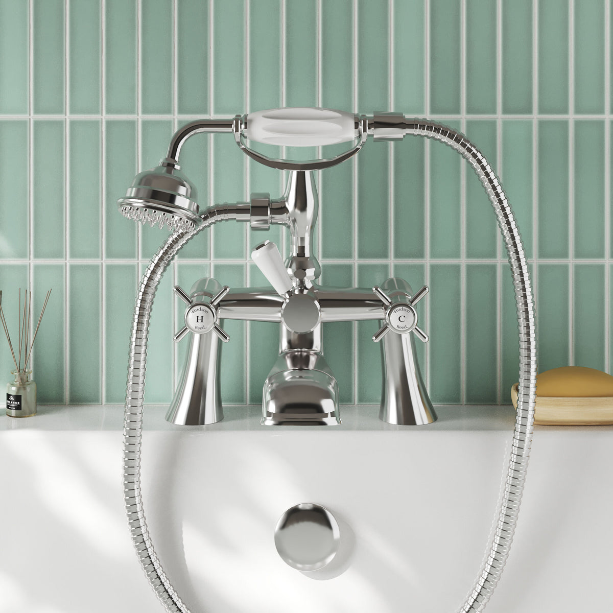 Modern Splash Chrome 1/2" Bath Shower Mixer