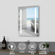 Modern Splash LED Mirror
