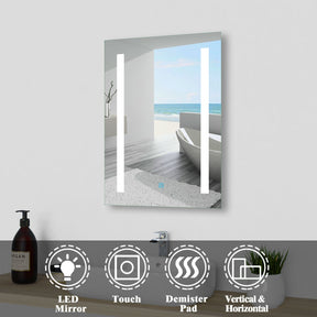 Modern Splash LED Mirror