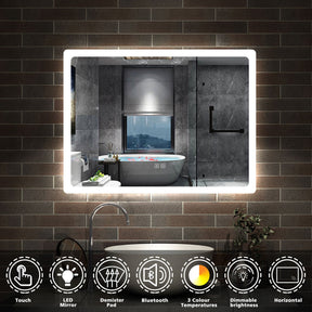 Modern Splash LED Mirror