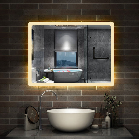Modern Splash LED Mirror