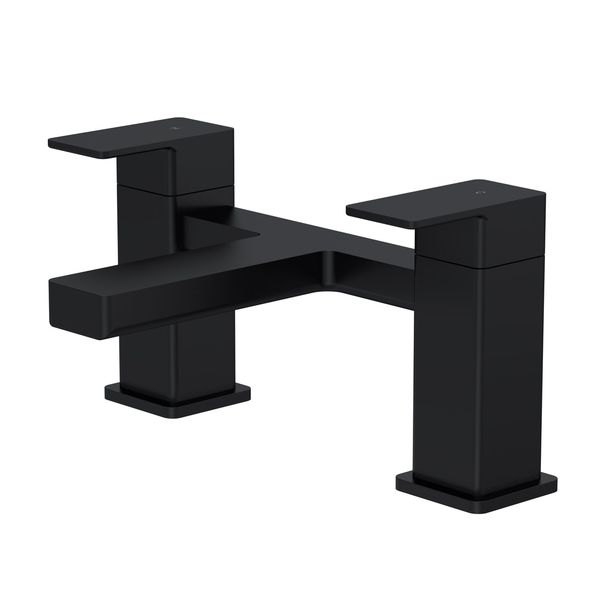 Modern Splash choice Kalk Matt Black Bath Filler
