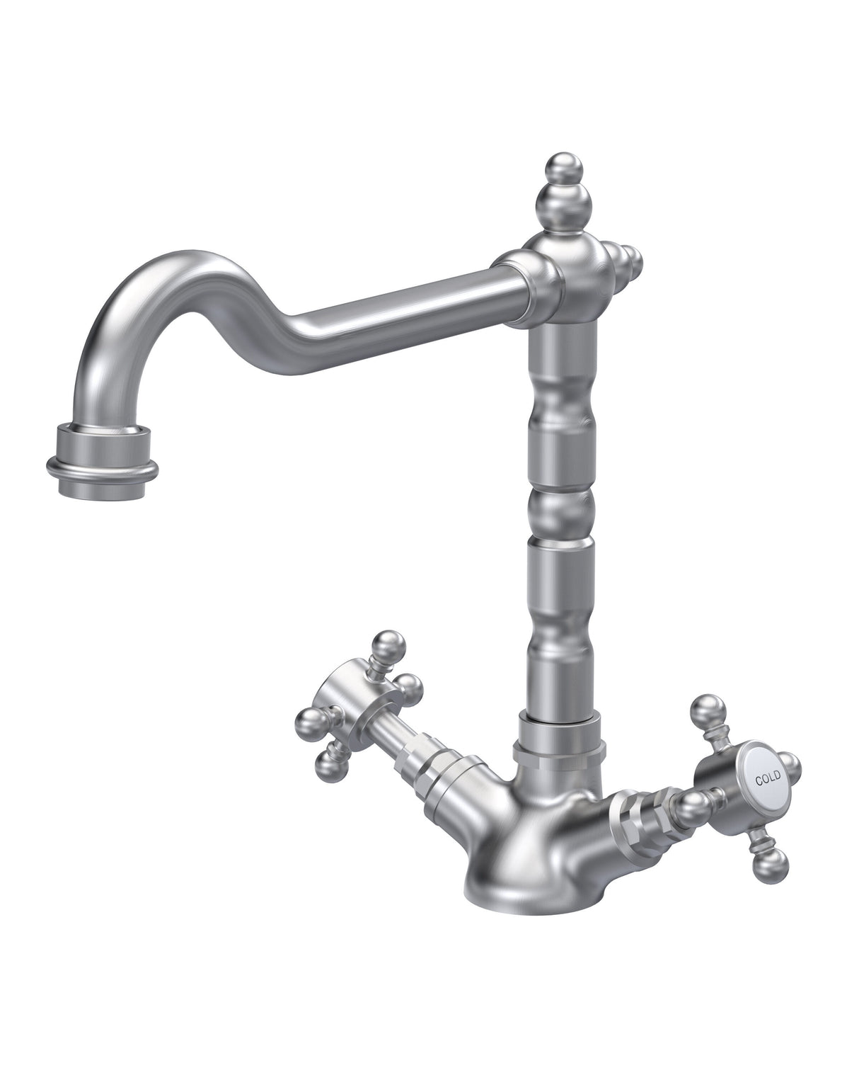 Modern Splash Brushed Nickel Kitchen Mono Basin Mixer