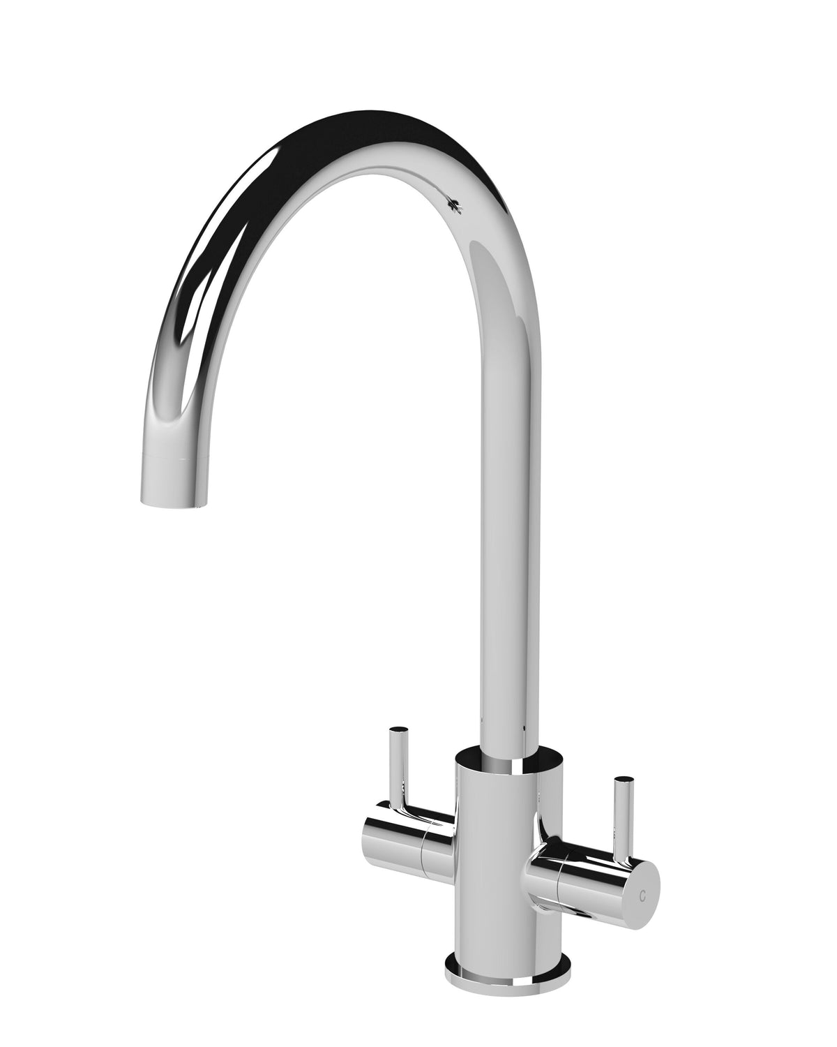 Modern Splash Lachen Chrome Round Kitchen Mono Basin Mixer